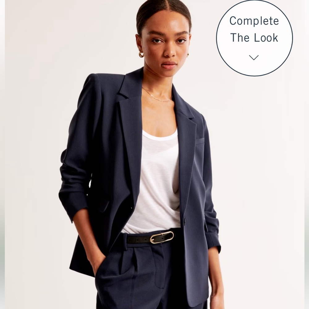 Abercrombie blazer navy